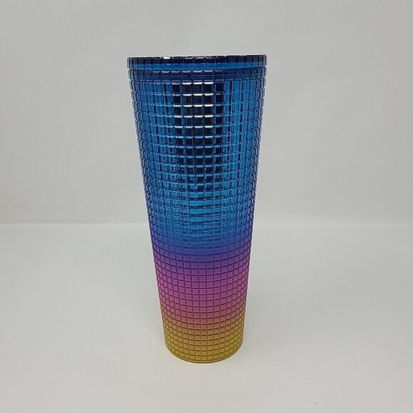 Starbucks 2023 Pride Rainbow Tumbler - 24oz Venti- Tim Singleton Grid Gradient - Picture 3 of 6